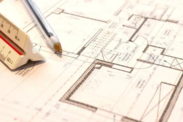 Image of architect Crowthorne drawings